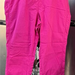 Women’s Fuchsia Pink Stretch Casual Pants